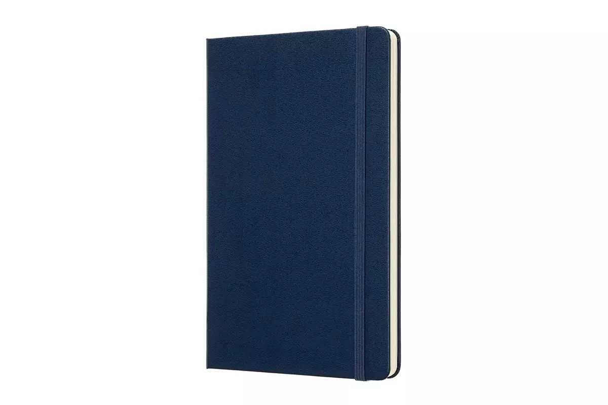 Een Moleskine Dotted Hard Cover Notebook Large Sapphire Blue koop je bij Moleskine.nl